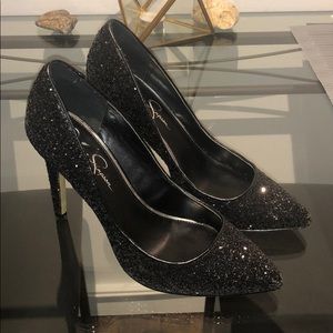 Jessica Simpson black heels